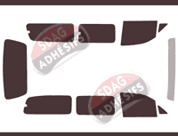 Kit film teinté Hyundai Satellite (1) Long 4 portes (1997 - 2007)