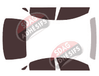 Kit film teinté Hyundai Sonata (6) Berline 4 portes (2010 - 2014)