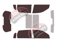 Kit film teinté Hyundai Tucson (1) 5 portes (2004 - 2010)