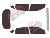 Kit film teinté Hyundai Tucson (3) 5 portes (2015 - 2020)