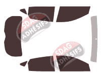 Kit film teinté Hyundai Tucson (2) 5 portes (2010 - 2015)