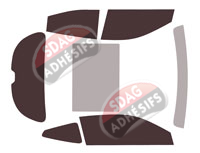 Kit film teinté Hyundai Veloster (2) 4 portes (2018 - 2023)