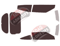 Kit film teinté Hyundai Veloster (1) 4 portes (2011 - 2017)