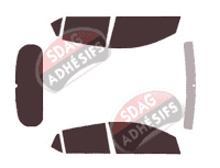 Kit film teinté Hyundai i10 (2) 5 portes (2014 - 2020)