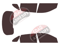 Kit film teinté Hyundai Nexo (1) 5 portes (depuis 2019)