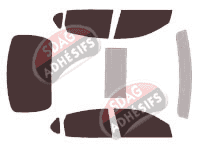 Kit film teinté Infiniti M (4) Berline 4 portes (2011 - 2013)