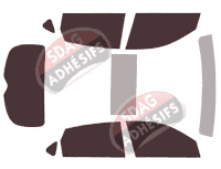 Kit film teinté Infiniti QX (1) 50 5 portes (2014 - 2019)