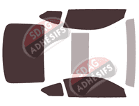 Kit film teinté Infiniti Q60 Coupe 2 portes (2016 - 2022) Kit film teinté Infiniti Q60 Coupe 2 portes (2016 - 2022)