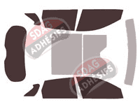 Kit film teinté Infiniti QX (2) 50 5 portes (depuis 2018)