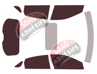 Kit film teinté Infiniti QX (1) 55 5 portes (depuis 2022)