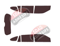 Kit film teinté Isuzu MU-X (1) 5 portes (depuis 2021)