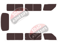 Kit film teinté Isuzu Como 3 portes (2001 - 2011)