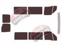 Kit film teinté Iveco Daily (3) Court 5 portes (1999 - 2014)