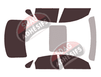 Kit film teinté Jaguar XF (2) Berline 4 portes (depuis 2016)