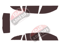 Kit film teinté Jaguar XF (1) Sportbrake Break 5 portes (2008 - 2017)