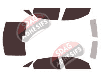 Kit film teinté Jaguar XJ (6) L-longue Berline 4 portes (2010 - 2019)