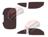 Kit film teinté Jaguar XK Coupe 2 portes (1996 - 2006)