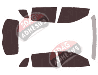 Kit film teinté Jeep Cherokee (5) Phase 1 5 portes (2013 - 2018)