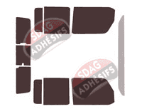 Kit film teinté Jeep Gladiator (1) Pick-up 4 portes (depuis 2019)