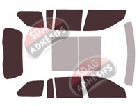 Kit film teinté Jeep Grand Cherokee (5) 5 portes (depuis 2021) Kit film teinté Jeep Grand Cherokee (5) 5 portes (depuis 2021)