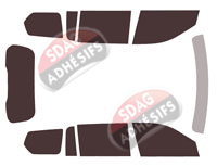 Kit film teinté Jeep Grand Cherokee (5) Long 5 portes (depuis 2021) Kit film teinté Jeep Grand Cherokee (5) Long 5 portes (depuis 2021)