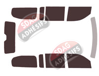 Kit film teinté Jeep Wagoneer (4) 5 portes (depuis 2022) Kit film teinté Jeep Wagoneer (4) 5 portes (depuis 2022)