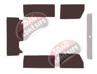 Kit film teinté Jeep Wrangler (4) 3 portes (2011 - 2018)