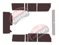 Kit film teinté Jeep Wrangler (4) 5 portes (2011 - 2017)