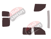 Kit film teinté Nissan Kubistar (1) Utilitaire 5 portes (1997 - 2008)