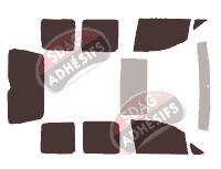 Kit film teinté Volkswagen Caddy (4) 4 portes (2016 - 2020)