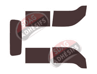 Kit film teinté Kia K truck Double Cabine Camion 4 portes (depuis 2019)