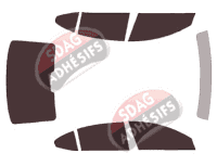 Kit film teinté Kia Cadenza (1) Berline 4 portes (2009 - 2017)