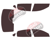 Kit film teinté Kia Cadenza (2) Berline 4 portes (2017 - 2021)