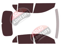 Kit film teinté Kia Niro (2) 5 portes (depuis 2022) Kit film teinté Kia Niro (2) 5 portes (depuis 2022)