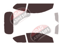 Kit film teinté Kia Picanto (2) 3 portes (2011 - 2018)