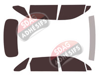 Kit film teinté Kia Sorento (4) 5 portes (depuis 2020)