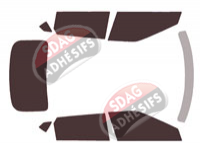 Kit film teinté Kia EV6 (1) 5 portes (depuis 2021)