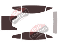 Kit film teinté Lamborghini Gallardo Coupé 2 portes (2003 - 2014) Kit film teinté Lamborghini Gallardo Coupé 2 portes (2003 - 2014)