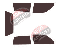 Kit film teinté Lancia Y10 3 portes (1985 - 1995) Kit film teinté Lancia Y10 3 portes (1985 - 1995)