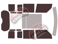 Kit film teinté Land Rover Defender (3) 110 Long 5 portes (depuis 2020)