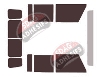 Kit film teinté Land Rover Defender (2) Pick-up 4 portes (1990 - 2017)