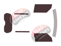 Kit film teinté Land Rover Defender (3) 90 Utilitaire 3 portes (depuis 2020)