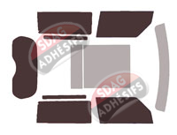 Kit film teinté Land Rover Defender (3) 90 Court 3 portes (depuis 2020)