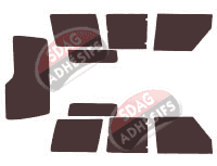 Kit film teinté Land Rover Discovery (1) 3 portes (1989 - 1998)