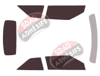 Kit film teinté Land Rover Evoque (1) Cabriolet 2 portes (2015 - 2023)