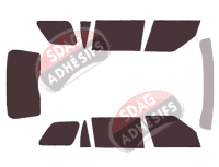 Kit film teinté Land Rover Range Rover (4) LWP 5 portes (2012 - 2021)
