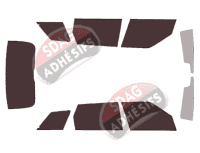 Kit film teinté Land Rover Range Rover Sport (2) SPORT 5 portes (2013 - 2022)