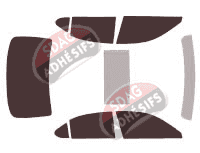 Kit film teinté Lexus LS (4) Court Berline 4 portes (2007 - 2018)