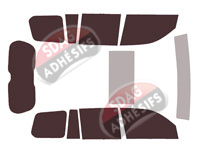 Kit film teinté Lexus LX (4) 5 portes (depuis 2021)