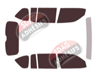 Kit film teinté Lexus LX (4) 600 5 portes (depuis 2022)